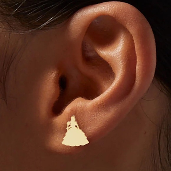 Wicked Stud Earrings and Dust bag Mismatch Sterling Silver NWT - Picture 3 of 8